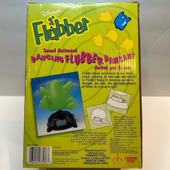 1990’s Disney Dancing Flubbed Brand New Sealed Super Rare Vintage Toy - Picture 2 of 6